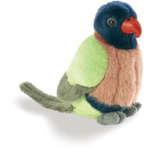 Wild Republic - Rainbow Lorikeet Plush Toy with Sound 15cm